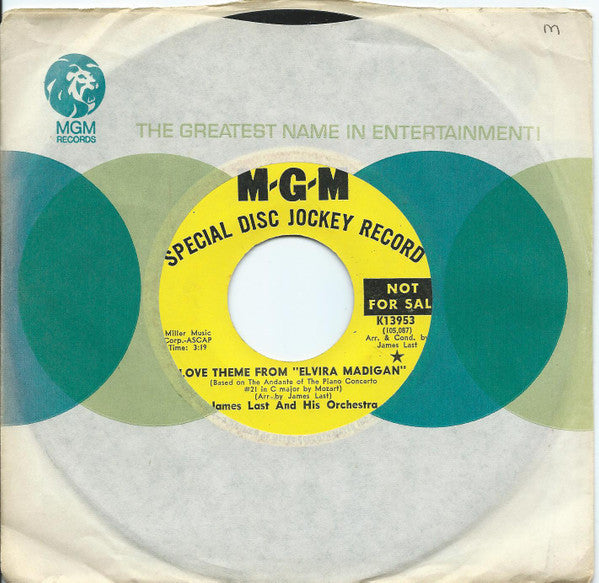 Orchester James Last : Love Theme From "Elvira Madigan"  (7", Single, Promo)