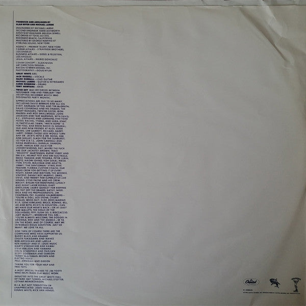 Great White : ...Twice Shy (LP, Album, Club)