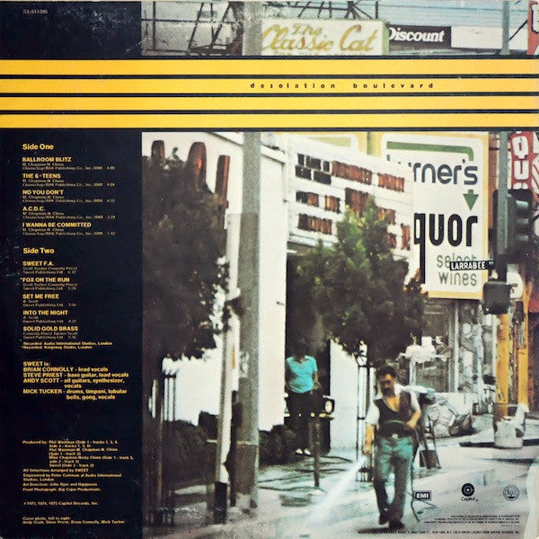 Sweet* : Desolation Boulevard (LP, Album, Los)