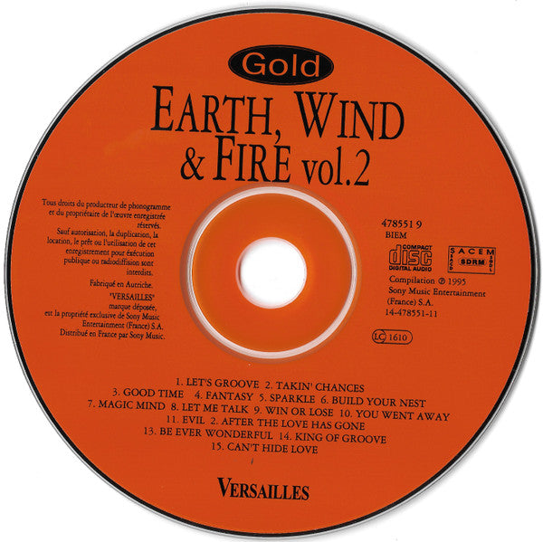 Earth, Wind & Fire : Earth, Wind & Fire Vol. 2 (CD, Comp, RE)