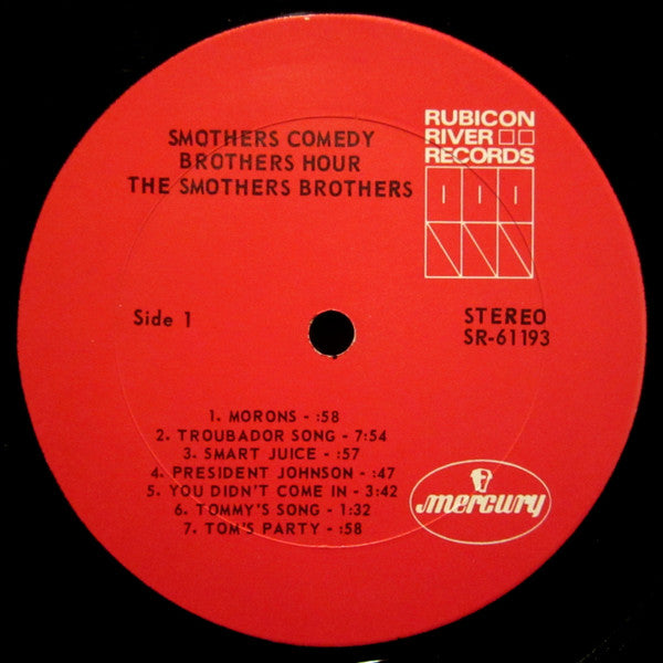 The Smothers Brothers* : Smothers Comedy Brothers Hour (LP, Album, Gat)