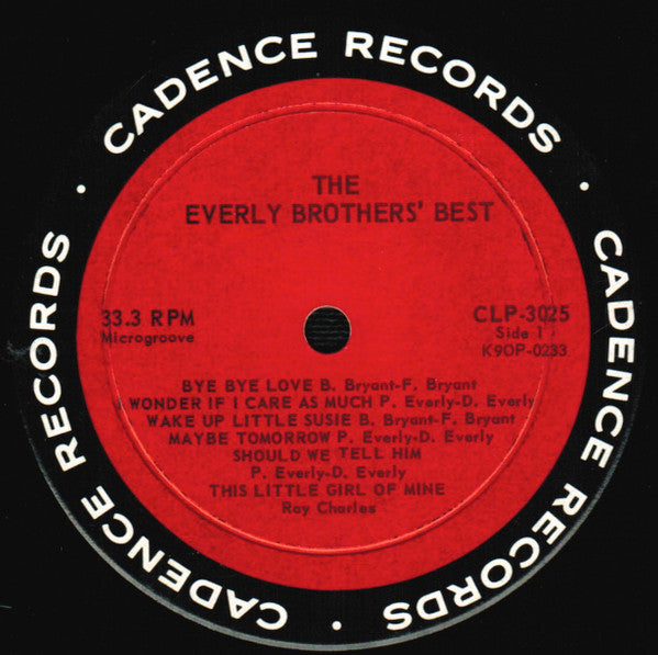Everly Brothers : The Everly Brothers' Best (LP, Comp, RE)