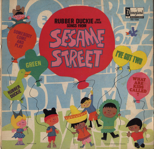 Various : Rubber Duckie And Other Songs From Sesame Street (LP, Album)