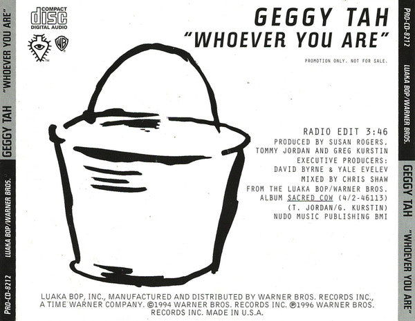 Geggy Tah : Whoever You Are (CD, Single, Promo)
