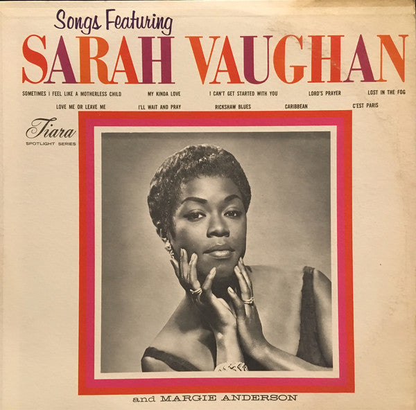 Sarah Vaughan And Margie Anderson : Spotlight On Sarah Vaughan And Margie Anderson (LP, Album, Comp, Mono)
