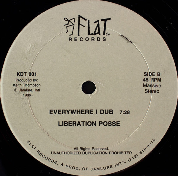 Massive Johnny & Liberation Posse : Everywhere I Go (12")