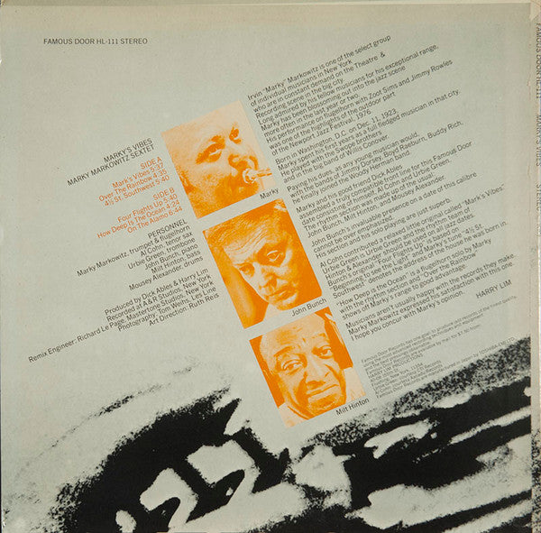 Marky Markowitz Sextet : Mark's Vibes (LP, Album)