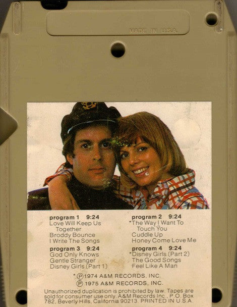 Captain And Tennille : Love Will Keep Us Together (8-Trk, Album, Gra)