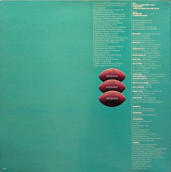 Bob James : Touchdown (LP, Album, Ter)