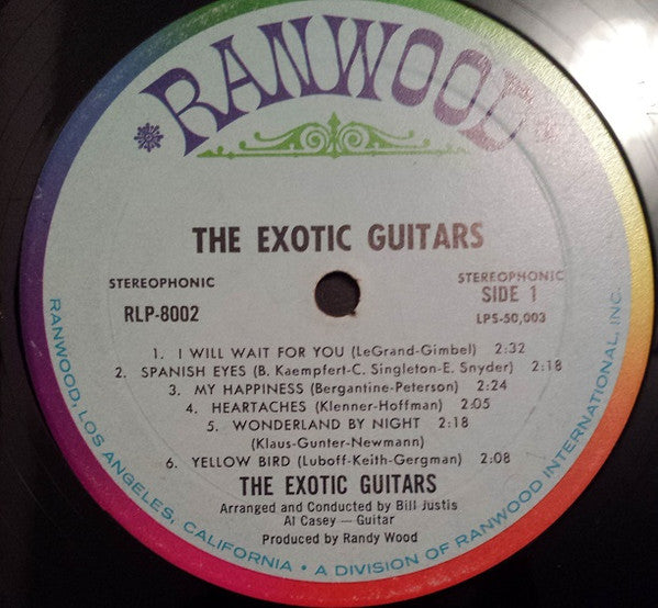 The Exotic Guitars : The Exotic Guitars (LP, Album)