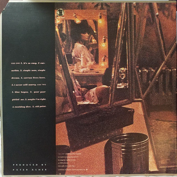 Linda Ronstadt : Simple Dreams (LP, Album, San)