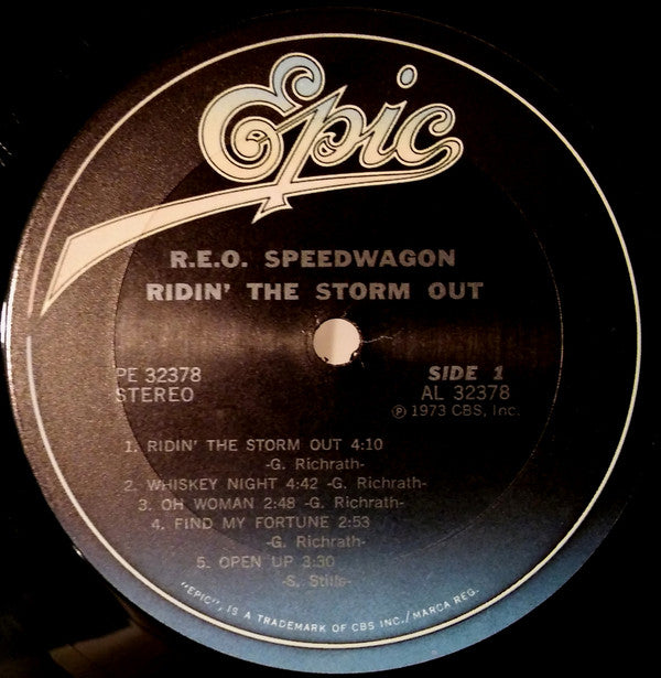 REO Speedwagon : Ridin' The Storm Out (LP, Album, RE, Ter)