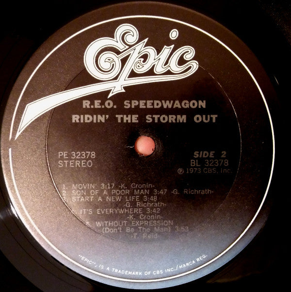 REO Speedwagon : Ridin' The Storm Out (LP, Album, RE, Ter)