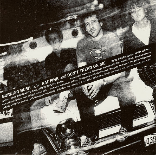 The Mono Men : Burning Bush (7", Single, RE)