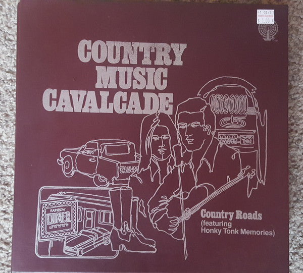 Various : Country Music Cavalcade - Country Roads (3xLP, Comp, Box)