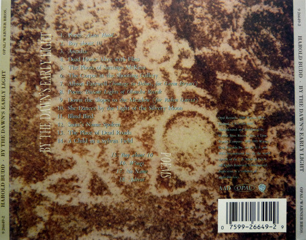Harold Budd : By The Dawn's Early Light (CD, Album)