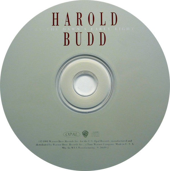 Harold Budd : By The Dawn's Early Light (CD, Album)