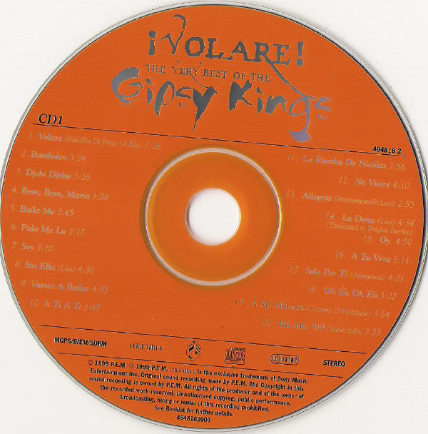 Gipsy Kings : ¡Volare! (The Very Best Of The Gipsy Kings) (2xCD, Comp)