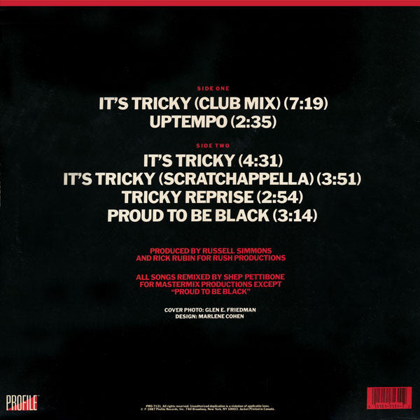 Run-DMC : It's Tricky (And More) (12", EP)