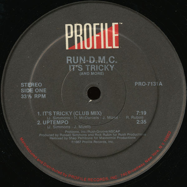 Run-DMC : It's Tricky (And More) (12", EP)