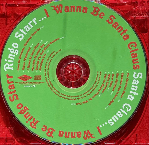 Ringo Starr : I Wanna Be Santa Claus (CD, Advance, Album, Promo)