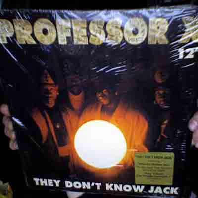 Professor X (2) : They Don't Know Jack (12")