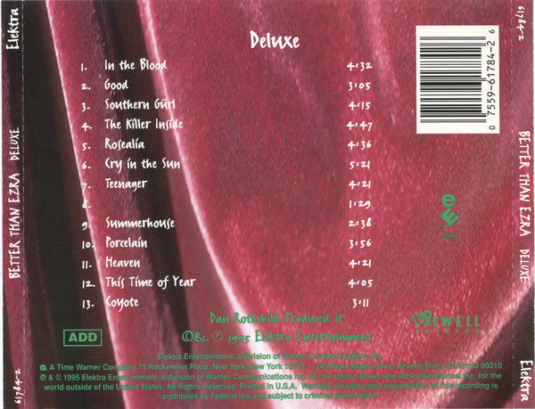 Better Than Ezra : Deluxe (CD, Album, RE)