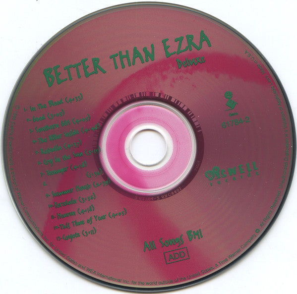 Better Than Ezra : Deluxe (CD, Album, RE)