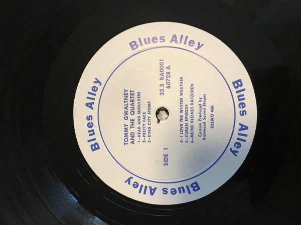 Tommy Gwaltney, Steve Jordan (3), Keter Betts, John Philips (5) : This Is Blues Alley (LP, Album)