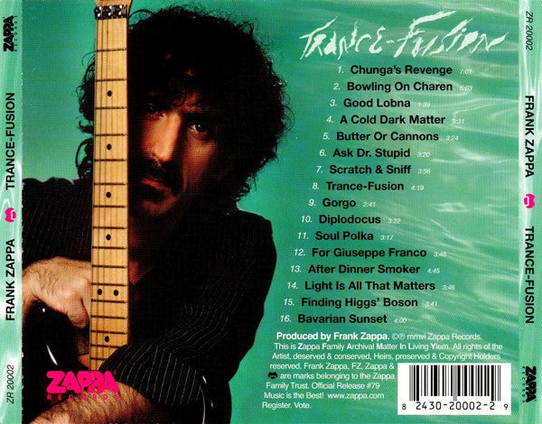Zappa* : Trance-Fusion (CD, Album)