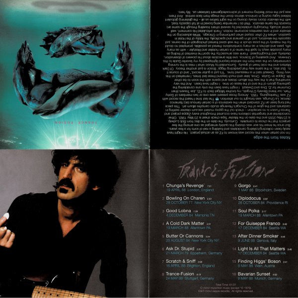 Zappa* : Trance-Fusion (CD, Album)