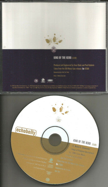 Echobelly : King Of The Kerb (CD, Single, Promo)