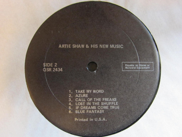 Artie Shaw & His New Music* : Artie Shaw & His New Music (LP, Mono)
