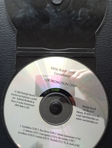 Fatal Blast Whip : Constellation (CD, Album, Promo)
