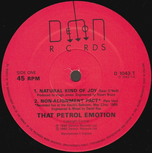 That Petrol Emotion : Natural Kind Of Joy (12", Maxi)