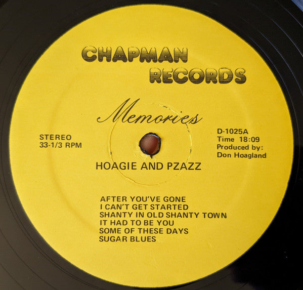 Hoagie And Pzazz : Memories (LP, Album)