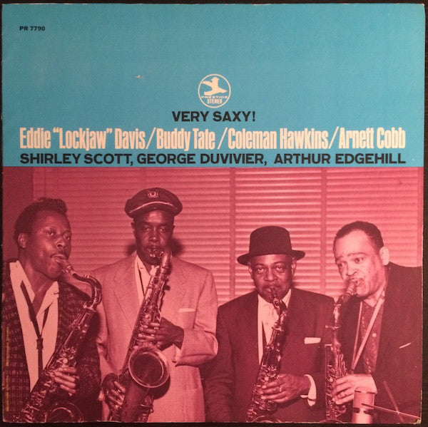 Eddie "Lockjaw" Davis / Buddy Tate / Coleman Hawkins / Arnett Cobb : Very Saxy! (LP, Album)
