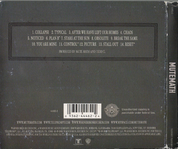 Mutemath : Mutemath (2xCD, Album, RE, Dig)