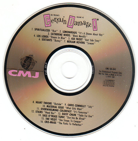 Various : CMJ Presents Certain Damage! - Volume 42 (CD, Comp, Promo)