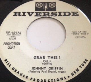Johnny Griffin featuring Paul Bryant : Grab This! (7", Promo)