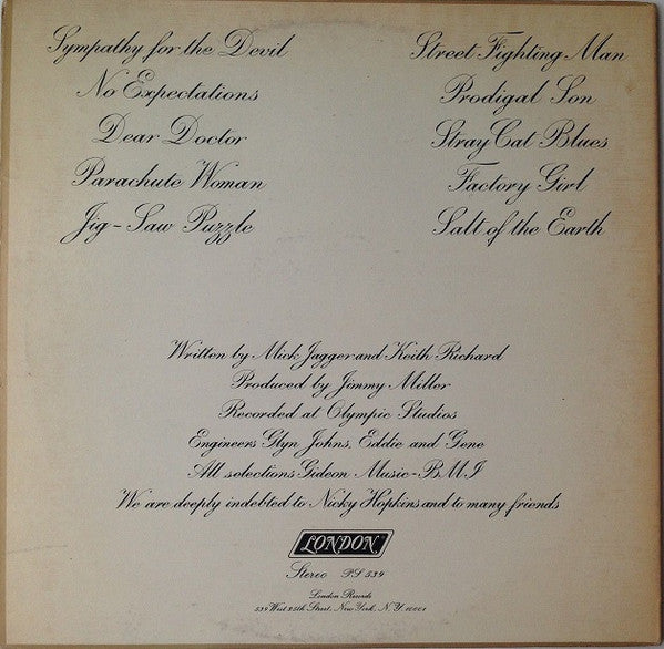 Rolling Stones* : Beggars Banquet (LP, Album, Gat)