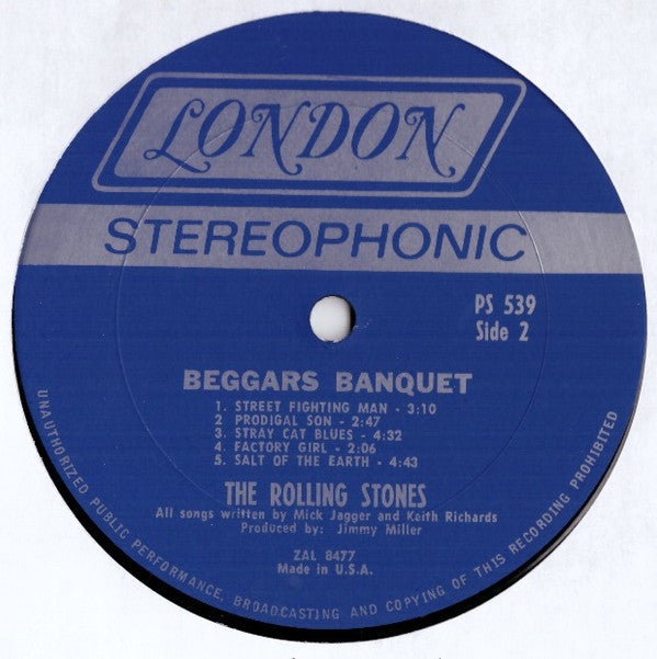 Rolling Stones* : Beggars Banquet (LP, Album, Gat)