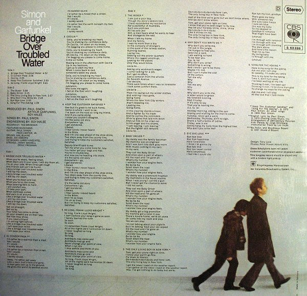 Simon & Garfunkel : Bridge Over Troubled Water (LP, Album)