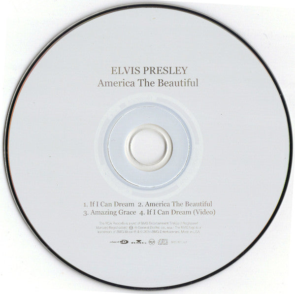 Elvis Presley : America The Beautiful (CD, Single, Enh, RM)
