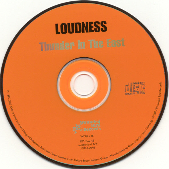 Loudness (5) : Thunder In The East (CD, Album, RE)