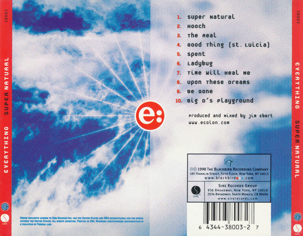 Everything (2) : Super Natural (CD, Album, Oly)