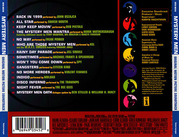 Various : Mystery Men (Original Motion Picture Soundtrack) (CD, Comp)