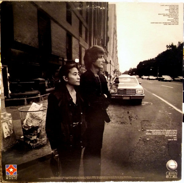 John Lennon & Yoko Ono : Double Fantasy (LP, Album, Jac)