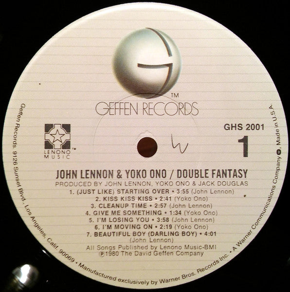 John Lennon & Yoko Ono : Double Fantasy (LP, Album, Jac)