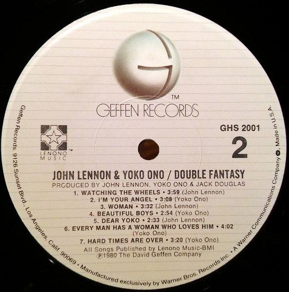 John Lennon & Yoko Ono : Double Fantasy (LP, Album, Jac)